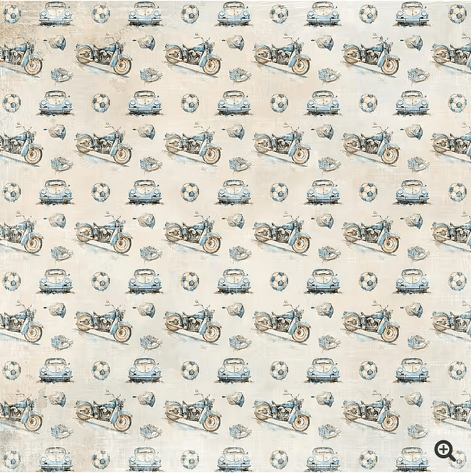 Hovedbilde Guys-Care & Bikes- RP0631- 12x12 inch fra Reprint