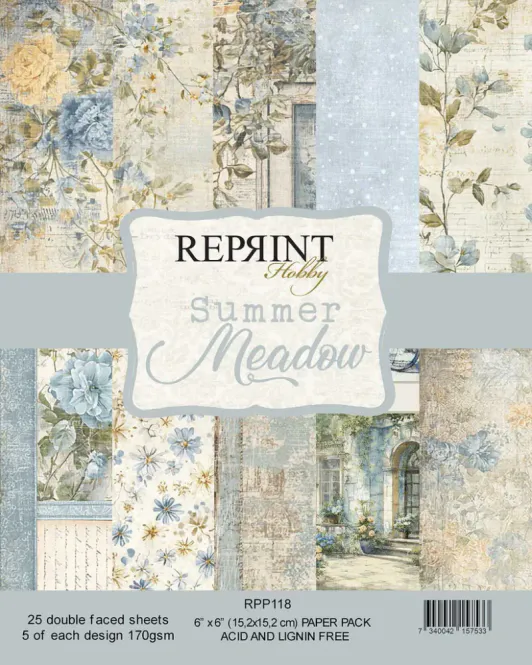 Hovedbilde  Reprint - Summer Meadow Collection - 6x6 inch