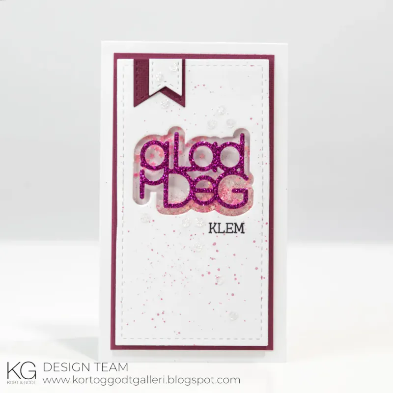 Venner-Clear stamp fra Kort og godt- M456