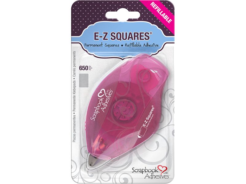 3L E-Z Runner Permanent Squares  Dispenser 8x12mm