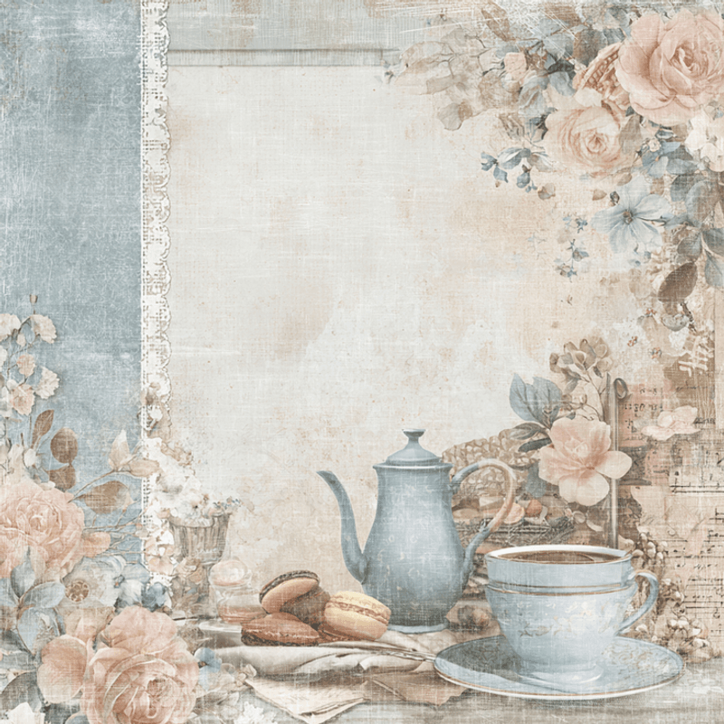  Reprint -Quiet Moments- Cozt Afternoon- 12x12inch (30,5 x 30,5 cm) Art.nrRP0743