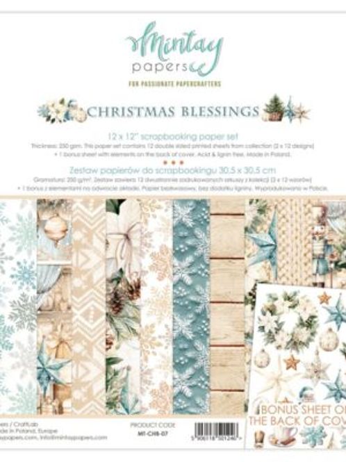Hovedbilde Christmas Blessings blokk 12x12 inch