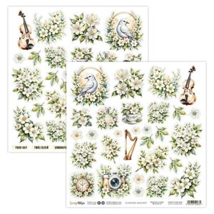 Hovedbilde ScrapBoys Flowers Melody-07 12X12 Klippeark 