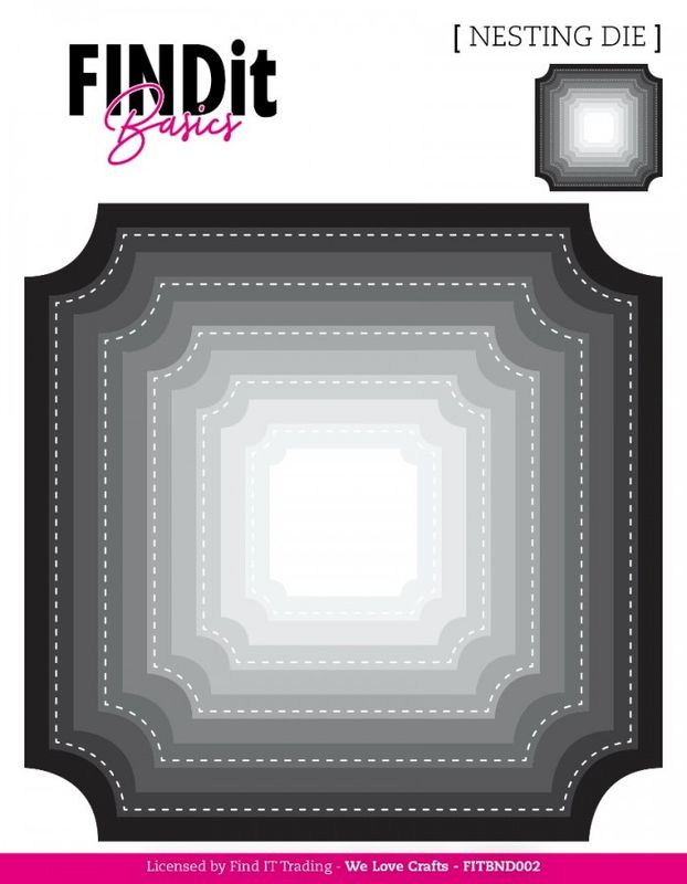 Find It Basics – Nesting Dies – Cut Corner Squares-nr 02