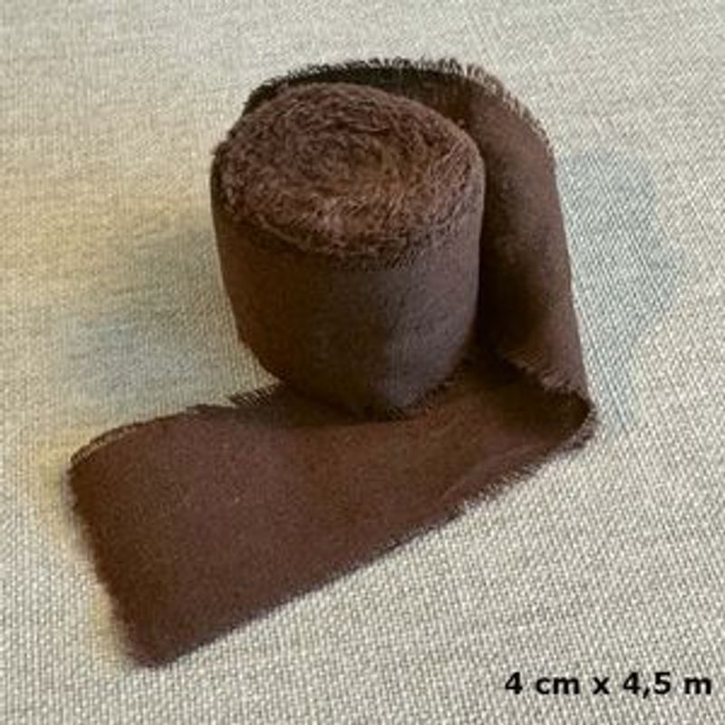 Papirdesign- Bomullsbånd brun- PD 1511