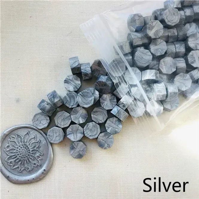 Hovedbilde Voks til smelting farge sølv