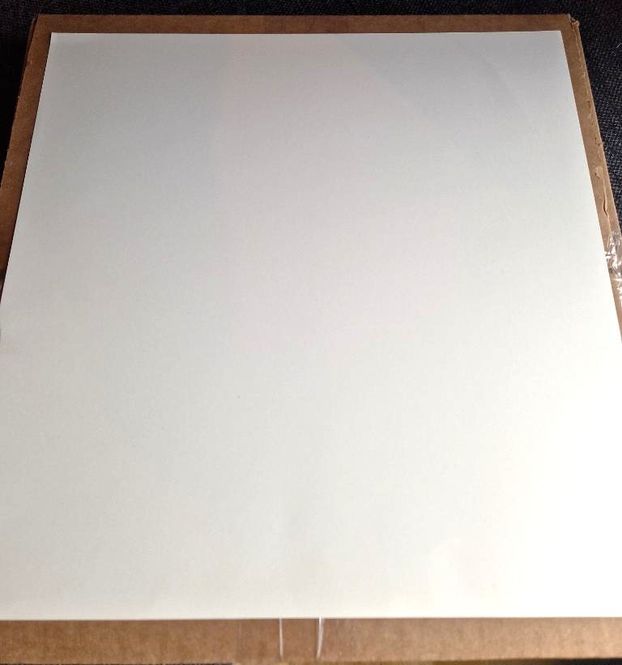 Hovedbilde Kartong -Lys Gul-Uten Struktur-12x12 inch-SHK19