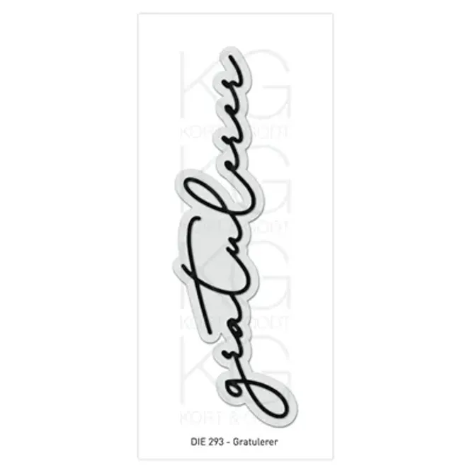 Hovedbilde Gratulerer med skygge fra Kort og Godt Die 293