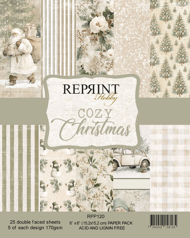 Reprint-Paperpack Reprint - Cozy Christmas Collection - 6x6