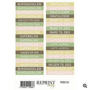 Hovedbilde Klistremerke fra serien -Summer Collection-RS018
