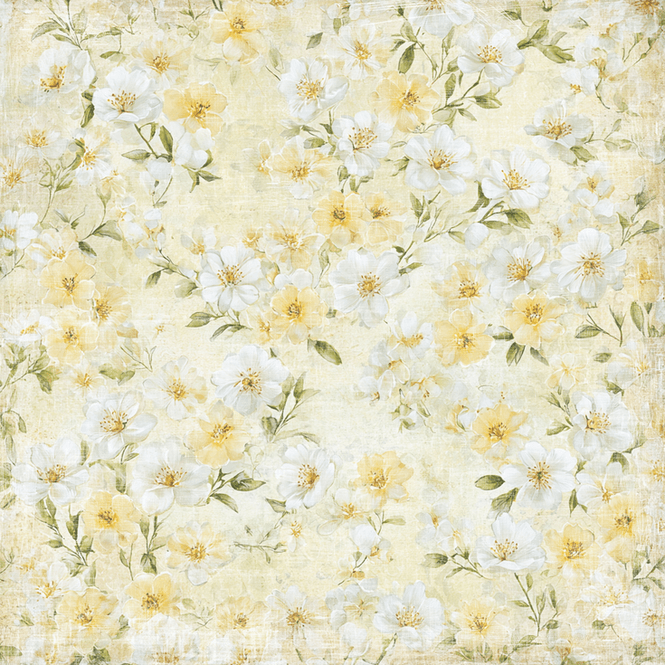 Hovedbilde Reprint -Hello Spring- Spring Flowers - 12x12 ...