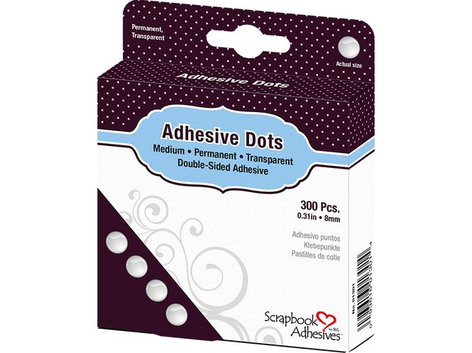 Hovedbilde 3L Adhesive Dots  Medium  8mm 300stk