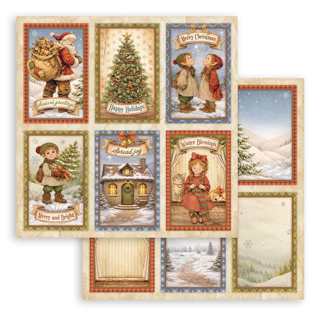 Hovedbilde Stamperia -Silent Night – Mixed cards ...