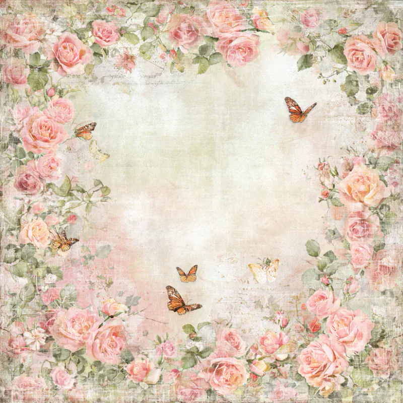 Reprint - Summer Garden Collection - 6x6 inch 
