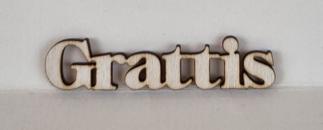 Hovedbilde Grattis - Scrappehusets egen trepynt - T 88