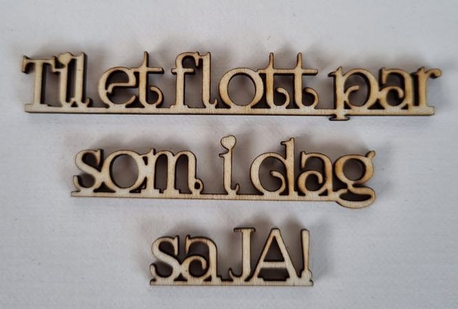 Hovedbilde Til et flott par som.. - Scrappehusets egen ...