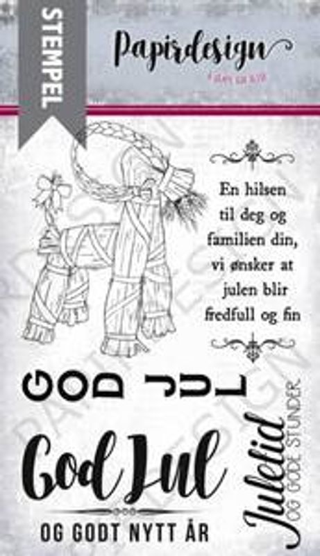 Papirdesign - Julebukk - PD 17335