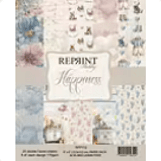 Hovedbilde Happiness Collection - Blokk-6x6 inch-fra Reprint ...