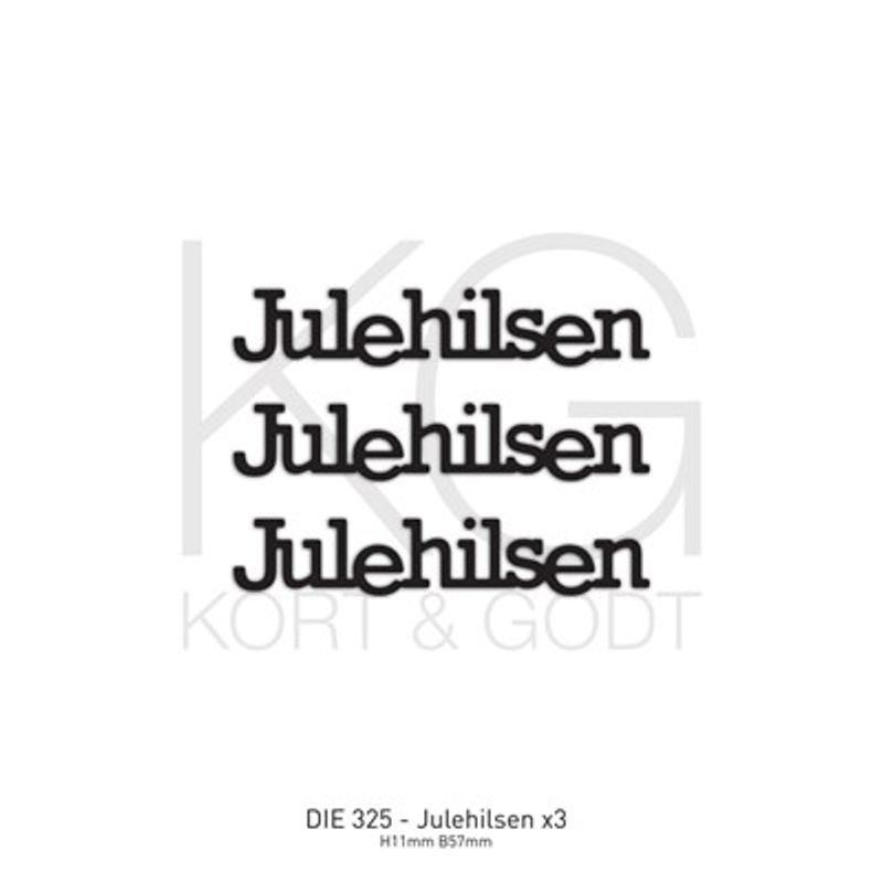 Kort og Godt-Julehilsen-Die325