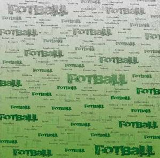 Hovedbilde Fotballbane- Papirdesign- PD 10517
