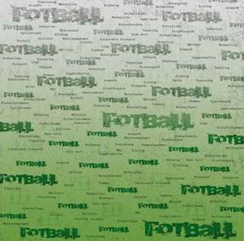 Fotballbane- Papirdesign- PD 10517