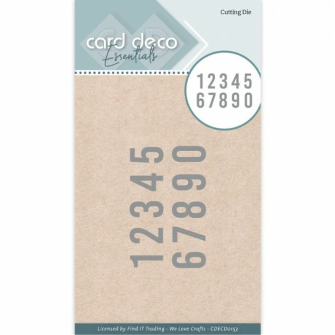 Hovedbilde Card Deco Essentials Dies Numbers - tall- nr153
