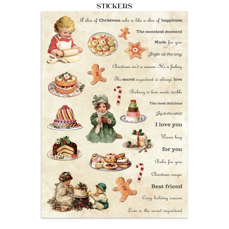 Stamperia Classic Christmas – Art Junk journal A4-bok
