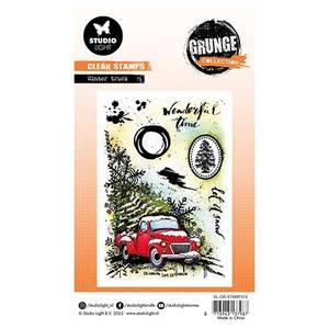Hovedbilde Studio Light -clear stamp- winter truck-318