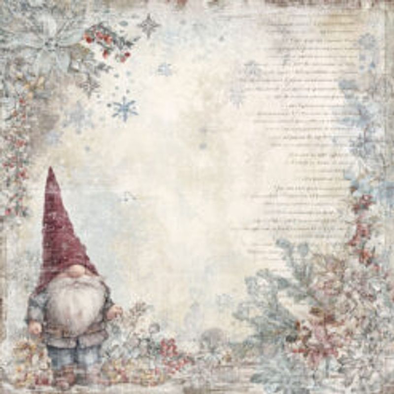 Deck The Halls-Gnomes-mønster ark fra Reprint