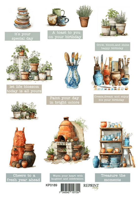 Reprint - The potters klippeark- A4-KP0189