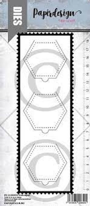 Hovedbilde Slimline Heksagon fra papirdesign PD 2100650