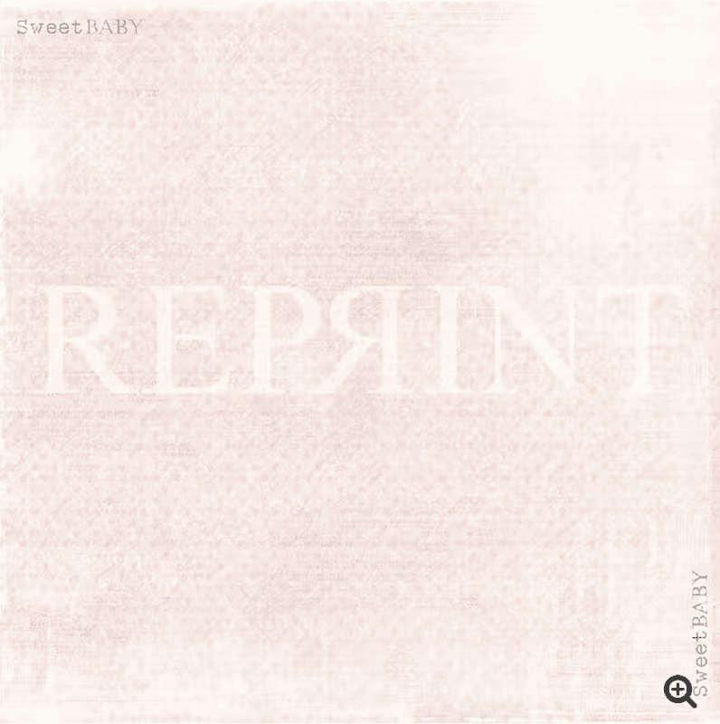 Reprint-Sweet Baby Collection-Pink- Blokk- 6x6 (15,2 x 15,2 cm)
