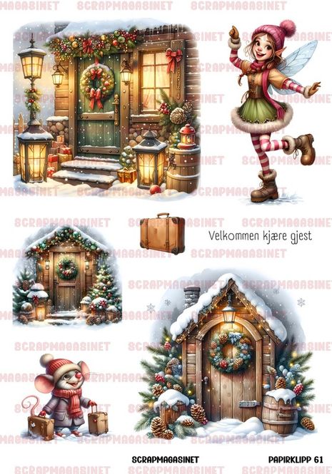 Hovedbilde Scrapmagasinet-Papirklipp 61 - Velkommen kjære ...
