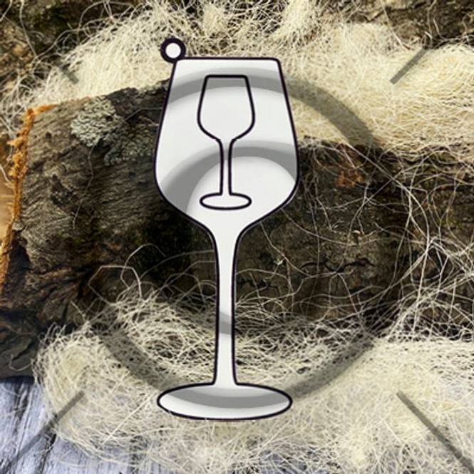 Hovedbilde Papirdesign-Dies-Rødvinsglass-PD00928