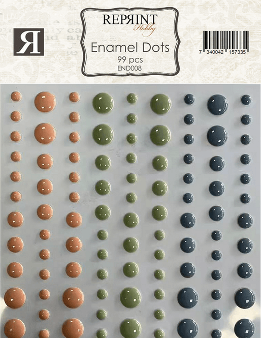 Hovedbilde Reprint-Adhesive Enamel Dots-Quiet Moment ...