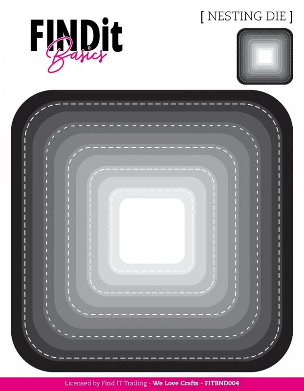 Find It Basics – Nesting Dies – Curved Squares-nr 04