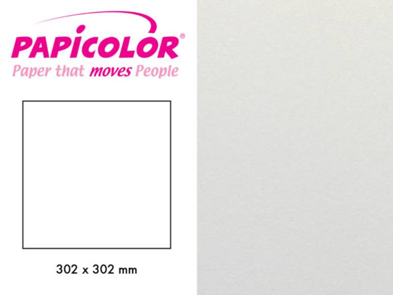 Papicolor 302x302mm – 330 Metallic Perlehvit Utgår