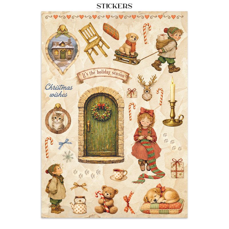 Stamperia - Junk Journal - Silent Night - A4-bok