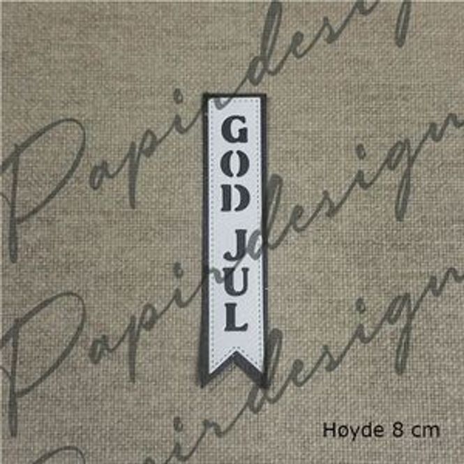 Hovedbilde Papirdesign - Dies - God jul 30 Vimpel -PD1592
