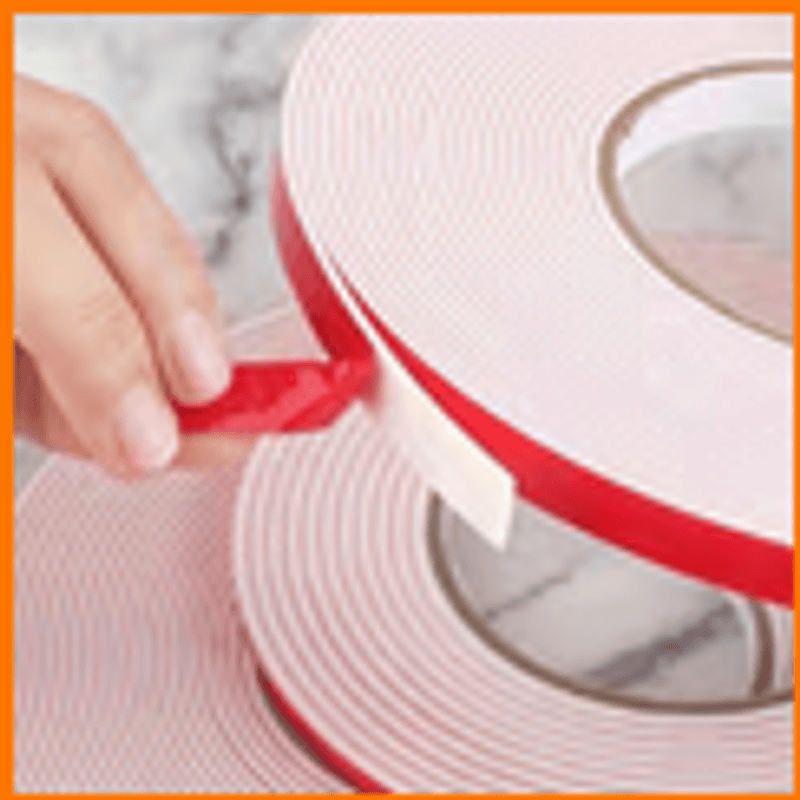Rull med foam tape bred 10mm høyde 2mm-10m  - Nr7