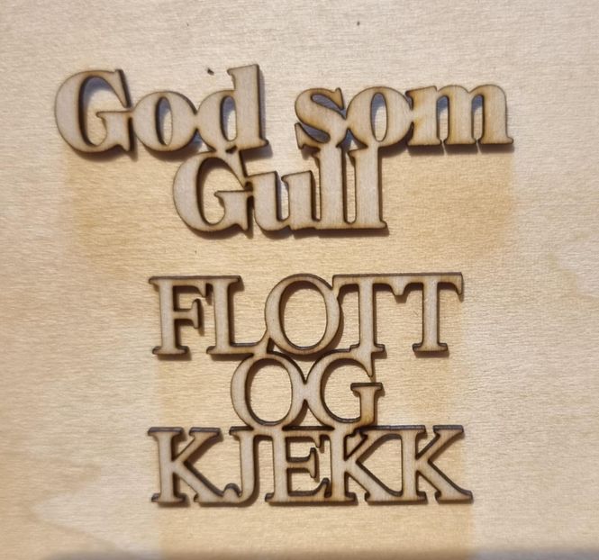 Hovedbilde God som gull - Flott og kjekk - Scrappehusets ...